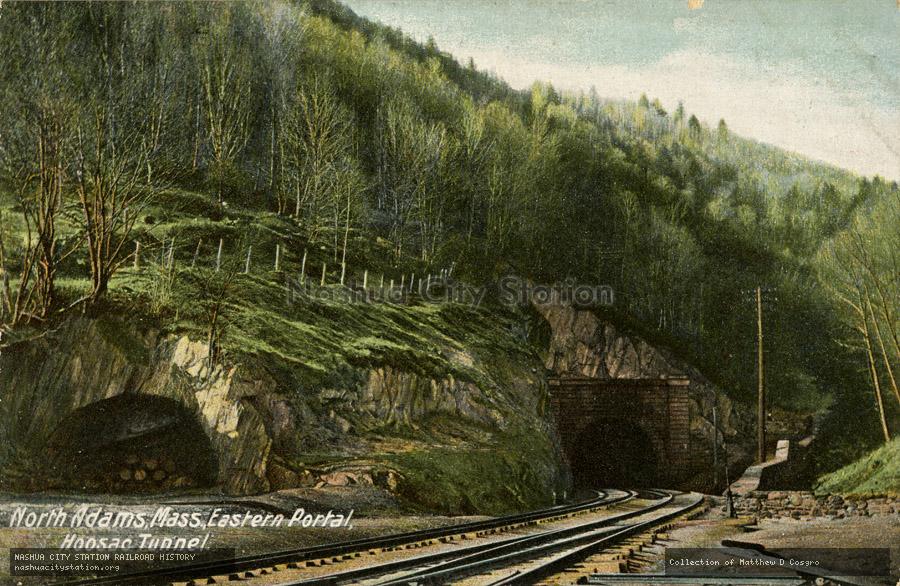 Postcard: North Adams, Massachusetts.  Eastern Portal, Hoosac Tunnel